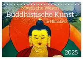 CALVENDO / Bergermann |  Mystische Wesen – Buddhistische Kunst im Himalaya (Tischkalender 2025 DIN A5 quer), CALVENDO Monatskalender | Sonstiges |  Sack Fachmedien
