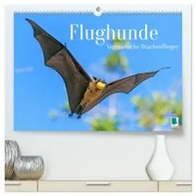 CALVENDO |  Flughunde: Vegetarische Drachenflieger (hochwertiger Premium Wandkalender 2025 DIN A2 quer), Kunstdruck in Hochglanz | Sonstiges |  Sack Fachmedien