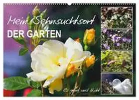 CALVENDO / Löwer | Mein Sehnsuchtsort, der Garten (Wandkalender 2025 DIN A2 quer), CALVENDO Monatskalender | Sonstiges | 978-3-435-08085-4 | www.sack.de