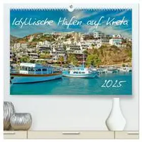 CALVENDO / Kleemann |  Idyllische Häfen auf Kreta (hochwertiger Premium Wandkalender 2025 DIN A2 quer), Kunstdruck in Hochglanz | Sonstiges |  Sack Fachmedien