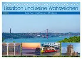 CALVENDO / Kowalski |  Lissabon und seine Wahrzeichen - Zwischen Tradition und Moderne (Tischkalender 2025 DIN A5 quer), CALVENDO Monatskalender | Sonstiges |  Sack Fachmedien