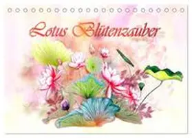 CALVENDO / Djeric |  Lotus Blütenzauber (Tischkalender 2025 DIN A5 quer), CALVENDO Monatskalender | Sonstiges |  Sack Fachmedien