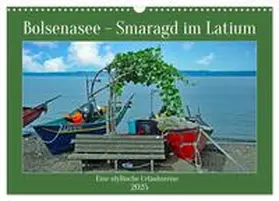 CALVENDO / Kleemann |  Bolsenasee Smaragd im Latium (Wandkalender 2025 DIN A3 quer), CALVENDO Monatskalender | Sonstiges |  Sack Fachmedien