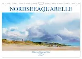 CALVENDO / Meier |  Nordseeaquarelle (Wandkalender 2025 DIN A4 quer), CALVENDO Monatskalender | Sonstiges |  Sack Fachmedien