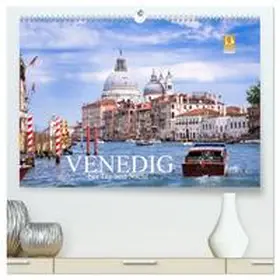 CALVENDO / Gräbner |  Venedig bei Tag und Nacht (hochwertiger Premium Wandkalender 2025 DIN A2 quer), Kunstdruck in Hochglanz | Sonstiges |  Sack Fachmedien
