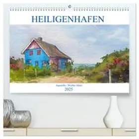 CALVENDO / Meier |  Heiligenhafen in Aquarell (hochwertiger Premium Wandkalender 2025 DIN A2 quer), Kunstdruck in Hochglanz | Sonstiges |  Sack Fachmedien
