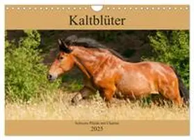 CALVENDO / Bölts |  Kaltblüter - Schwere Pferde mit Charme (Wandkalender 2025 DIN A4 quer), CALVENDO Monatskalender | Sonstiges |  Sack Fachmedien