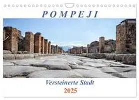 CALVENDO / Müller |  Versteinerte Stadt Pompeji (Wandkalender 2025 DIN A4 quer), CALVENDO Monatskalender | Sonstiges |  Sack Fachmedien