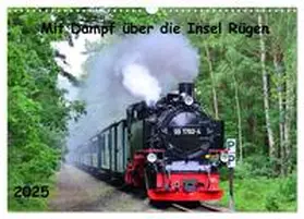 CALVENDO / Ott |  Mit Dampf über die Insel Rügen (Wandkalender 2025 DIN A3 quer), CALVENDO Monatskalender | Sonstiges |  Sack Fachmedien