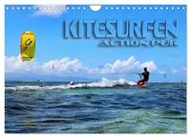 CALVENDO / Bleicher |  Kitesurfen - Action pur (Wandkalender 2025 DIN A4 quer), CALVENDO Monatskalender | Sonstiges |  Sack Fachmedien