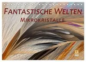 CALVENDO / Becker |  Fantastische Welten Mikrokristalle (Tischkalender 2025 DIN A5 quer), CALVENDO Monatskalender | Sonstiges |  Sack Fachmedien