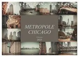 CALVENDO / Meutzner |  Metropole Chicago (Tischkalender 2025 DIN A5 quer), CALVENDO Monatskalender | Sonstiges |  Sack Fachmedien