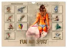 CALVENDO / Roder |  Fun and Sport (Wandkalender 2025 DIN A4 quer), CALVENDO Monatskalender | Sonstiges |  Sack Fachmedien