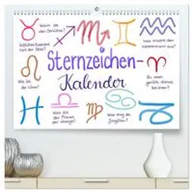 CALVENDO / Kleinhans - Kritzelfee |  Sternzeichen-Kalender (hochwertiger Premium Wandkalender 2025 DIN A2 quer), Kunstdruck in Hochglanz | Sonstiges |  Sack Fachmedien
