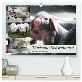 CALVENDO / Mielewczyk |  Tierische Schweinerei (hochwertiger Premium Wandkalender 2025 DIN A2 quer), Kunstdruck in Hochglanz | Sonstiges |  Sack Fachmedien