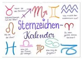CALVENDO / Kleinhans - Kritzelfee |  Sternzeichen-Kalender (Wandkalender 2025 DIN A2 quer), CALVENDO Monatskalender | Sonstiges |  Sack Fachmedien