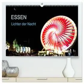 CALVENDO / Joecks |  Essen Lichter der Nacht (hochwertiger Premium Wandkalender 2025 DIN A2 quer), Kunstdruck in Hochglanz | Sonstiges |  Sack Fachmedien