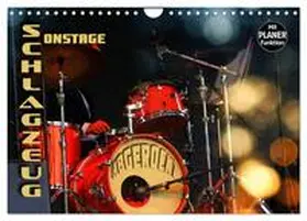 CALVENDO / Bleicher |  Schlagzeug onstage - "abgerockt" (Wandkalender 2025 DIN A4 quer), CALVENDO Monatskalender | Sonstiges |  Sack Fachmedien