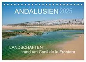 CALVENDO / Müller |  Andalusien - Landschaften rund um Conil de la Frontera (Tischkalender 2025 DIN A5 quer), CALVENDO Monatskalender | Sonstiges |  Sack Fachmedien