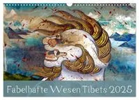 CALVENDO / Bergermann |  Fabelhafte Wesen Tibets 2025 (Wandkalender 2025 DIN A3 quer), CALVENDO Monatskalender | Sonstiges |  Sack Fachmedien