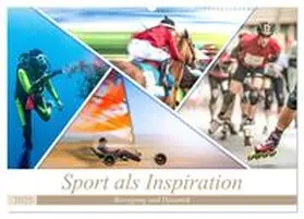 CALVENDO / Gödecke |  Sport als Inspiration (Wandkalender 2025 DIN A2 quer), CALVENDO Monatskalender | Sonstiges |  Sack Fachmedien