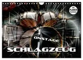 CALVENDO / Bleicher |  Schlagzeug onstage (Wandkalender 2025 DIN A4 quer), CALVENDO Monatskalender | Sonstiges |  Sack Fachmedien