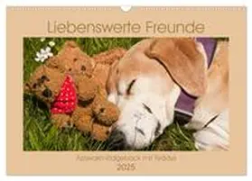 CALVENDO / Bölts |  Liebenswerte Freunde - Azawakh-Ridgeback mit Teddys (Wandkalender 2025 DIN A3 quer), CALVENDO Monatskalender | Sonstiges |  Sack Fachmedien