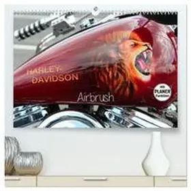 CALVENDO / Brix - Studio Brix |  Harley Davidson - Airbrush (hochwertiger Premium Wandkalender 2025 DIN A2 quer), Kunstdruck in Hochglanz | Sonstiges |  Sack Fachmedien