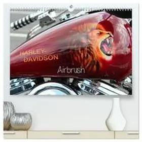 CALVENDO / Brix - Studio Brix |  Harley Davidson - Airbrush (hochwertiger Premium Wandkalender 2025 DIN A2 quer), Kunstdruck in Hochglanz | Sonstiges |  Sack Fachmedien