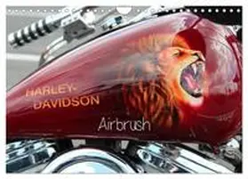 CALVENDO / Brix - Studio Brix |  Harley Davidson - Airbrush (Wandkalender 2025 DIN A4 quer), CALVENDO Monatskalender | Sonstiges |  Sack Fachmedien