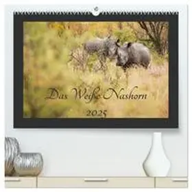 CALVENDO / und Holger Karius |  Das Weiße Nashorn (hochwertiger Premium Wandkalender 2025 DIN A2 quer), Kunstdruck in Hochglanz | Sonstiges |  Sack Fachmedien