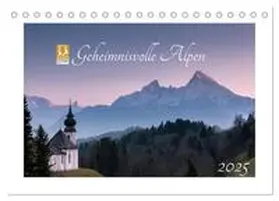 CALVENDO / Westermann |  Geheimnisvolle Alpen (Tischkalender 2025 DIN A5 quer), CALVENDO Monatskalender | Sonstiges |  Sack Fachmedien