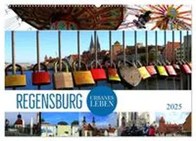 CALVENDO / Bleicher |  REGENSBURG - urbanes Leben (Wandkalender 2025 DIN A2 quer), CALVENDO Monatskalender | Sonstiges |  Sack Fachmedien