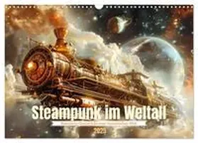 CALVENDO / Tapper |  Steampunk im Weltall (Wandkalender 2025 DIN A3 quer), CALVENDO Monatskalender | Sonstiges |  Sack Fachmedien