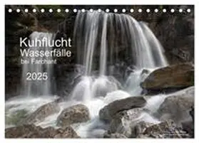 CALVENDO / Müller |  Kuhflucht Wasserfälle bei Farchant (Tischkalender 2025 DIN A5 quer), CALVENDO Monatskalender | Sonstiges |  Sack Fachmedien