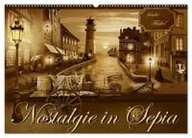 CALVENDO / Jüngling alias Mausopardia |  Nostalgie in Sepia (Wandkalender 2025 DIN A2 quer), CALVENDO Monatskalender | Sonstiges |  Sack Fachmedien