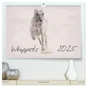 CALVENDO / Redecker |  Whippet 2025 (hochwertiger Premium Wandkalender 2025 DIN A2 quer), Kunstdruck in Hochglanz | Sonstiges |  Sack Fachmedien