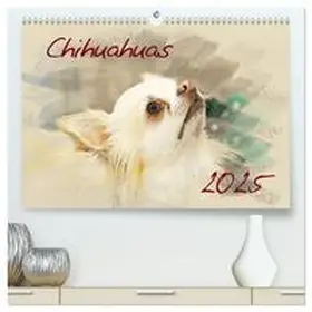 CALVENDO / Redecker |  Chihuahuas 2025 (hochwertiger Premium Wandkalender 2025 DIN A2 quer), Kunstdruck in Hochglanz | Sonstiges |  Sack Fachmedien