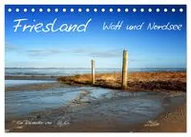 CALVENDO / Roder |  Friesland - Watt und Nordsee / CH-Version (Tischkalender 2025 DIN A5 quer), CALVENDO Monatskalender | Sonstiges |  Sack Fachmedien
