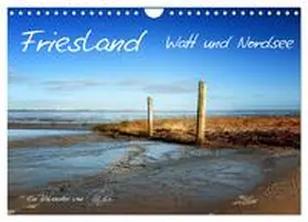 CALVENDO / Roder |  Friesland - Watt und Nordsee / CH-Version (Wandkalender 2025 DIN A4 quer), CALVENDO Monatskalender | Sonstiges |  Sack Fachmedien