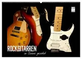 CALVENDO / Bleicher |  ROCKGITARREN in Szene gesetzt (Wandkalender 2025 DIN A2 quer), CALVENDO Monatskalender | Sonstiges |  Sack Fachmedien