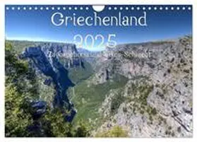 CALVENDO / Bob |  Griechenland 2025 - Zagorochoria und Vikos-Schlucht (Wandkalender 2025 DIN A4 quer), CALVENDO Monatskalender | Sonstiges |  Sack Fachmedien