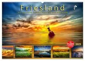 CALVENDO / Roder |  Friesland, verzauberte Landschaft an der Nordsee (Wandkalender 2025 DIN A2 quer), CALVENDO Monatskalender | Sonstiges |  Sack Fachmedien