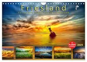 CALVENDO / Roder |  Friesland, verzauberte Landschaft an der Nordsee (Wandkalender 2025 DIN A4 quer), CALVENDO Monatskalender | Sonstiges |  Sack Fachmedien