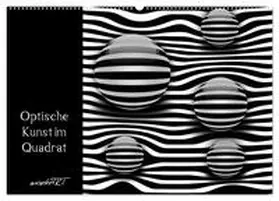 CALVENDO / manhART |  Optische Kunst im Quadrat (Wandkalender 2025 DIN A2 quer), CALVENDO Monatskalender | Sonstiges |  Sack Fachmedien