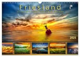 CALVENDO / Roder |  Friesland, verzauberte Landschaft an der Nordsee (Wandkalender 2025 DIN A3 quer), CALVENDO Monatskalender | Sonstiges |  Sack Fachmedien