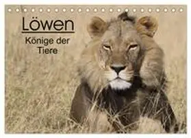 CALVENDO / Sander |  Löwen - Könige der Tiere (Tischkalender 2025 DIN A5 quer), CALVENDO Monatskalender | Sonstiges |  Sack Fachmedien