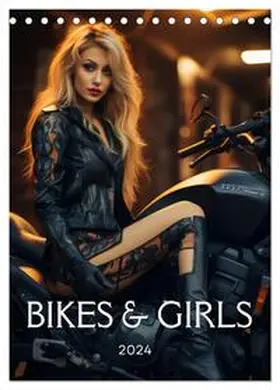 CALVENDO / HollywayArt |  Bikes and Girls: Sexy Mädels auf heißen Mottorrädern (Tischkalender 2025 DIN A5 hoch), CALVENDO Monatskalender | Sonstiges |  Sack Fachmedien