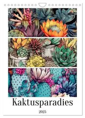 CALVENDO / Jaszke JBJart |  Kaktusparadies (Wandkalender 2025 DIN A4 hoch), CALVENDO Monatskalender | Sonstiges |  Sack Fachmedien