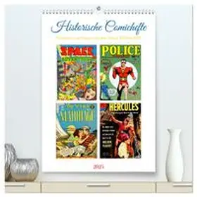 CALVENDO / Lehmann (Hrsg.) | Historische Comichefte (hochwertiger Premium Wandkalender 2025 DIN A2 hoch), Kunstdruck in Hochglanz | Sonstiges | 978-3-435-85704-3 | www.sack.de